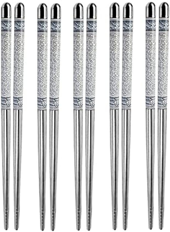 SCHUBERT Stainless Steel Round Chopstick(5pairs) - Image 1